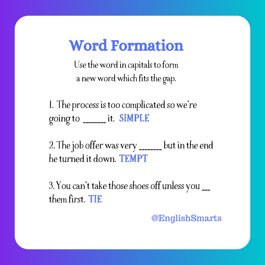 englishsmarts's tweet image. 🎯Test your Vocabulary! 🎯

#LearnEnglish #EnglishQuiz