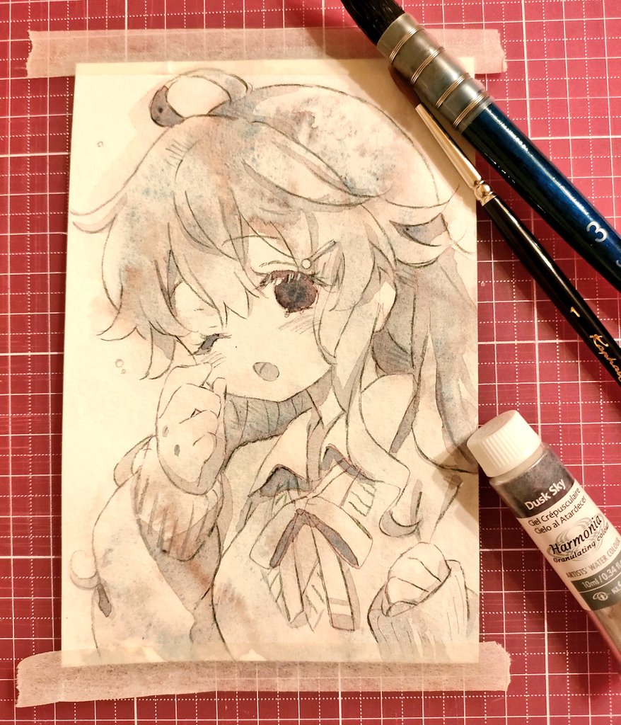 ダスクスカイ一色で塗ってみた