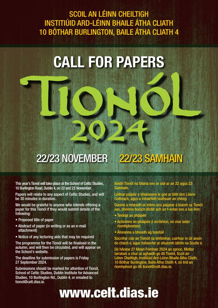 Tionól 2024. Inniu an sprioc.
Deadline for proposals is today.
dias.ie/2024/06/11/tio…
#DIASdiscovers