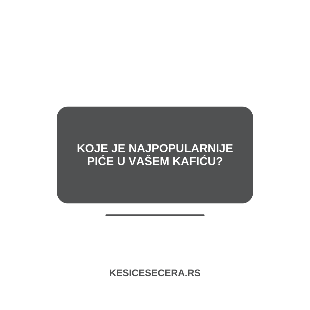 KesiceSad's tweet image. Koje je najpopularnije piće u vašem kafiću?

#pice #drink #kafic #cafe #nasamalapitalica #kesiceseceranovisad / #serbia #srbija #vojvodina #belgrade #novisad #novisadserbia