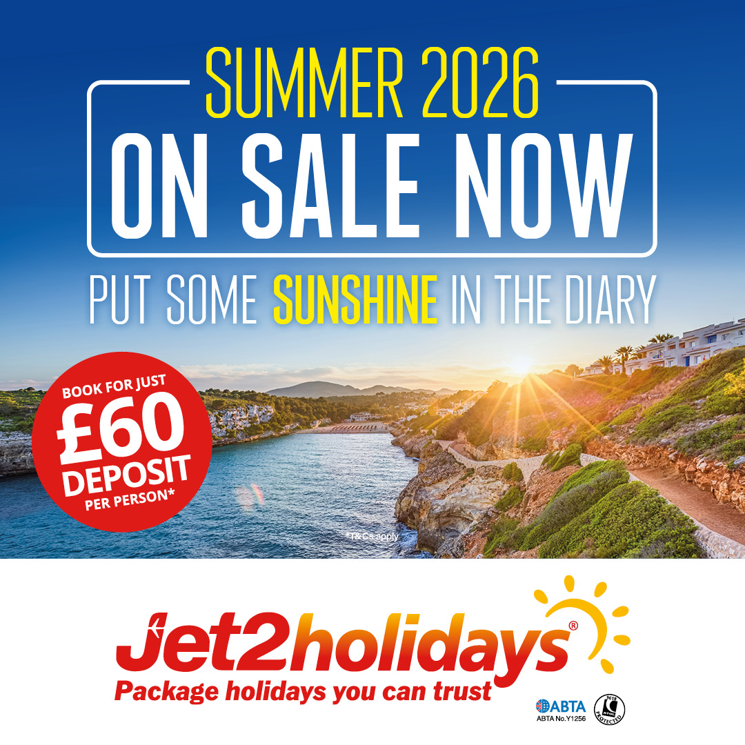 Liverpool John Lennon Airport (@lpl_airport) on Twitter photo ☀️<a href="/jet2tweets/">Jet2tweets</a> have put their summer programme on sale for 2026 earlier than ever before, with flights and holidays to 23 sunny hotspots now available to book from Liverpool John Lennon Airport! This unrivalled programme means more than 700,000 seats have gone on sale from the ☀️<a href="/jet2tweets/">Jet2tweets</a> have put their summer programme on sale for 2026 earlier than ever before, with flights and holidays to 23 sunny hotspots now available to book from Liverpool John Lennon Airport! This unrivalled programme means more than 700,000 seats have gone on sale from the