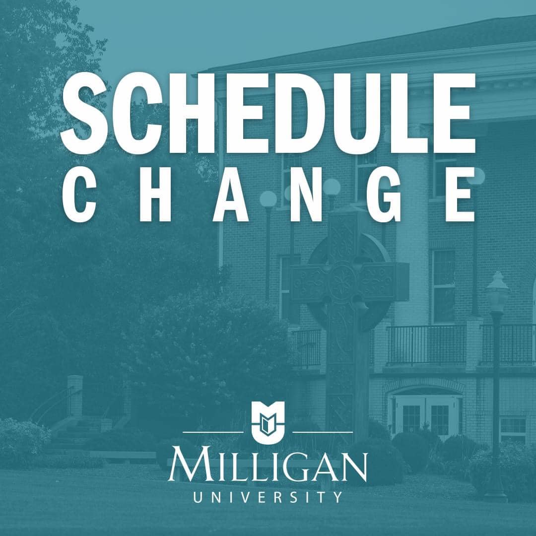 Milligan University (@milligan_univ) on Twitter photo 🚨 Weather Alert: Classes are cancelled today and offices will be closed due to uncertainty surrounding evolving weather conditions. Please stay safe and exercise caution as weather conditions may worsen over the next few hours. 🚨 Weather Alert: Classes are cancelled today and offices will be closed due to uncertainty surrounding evolving weather conditions. Please stay safe and exercise caution as weather conditions may worsen over the next few hours.