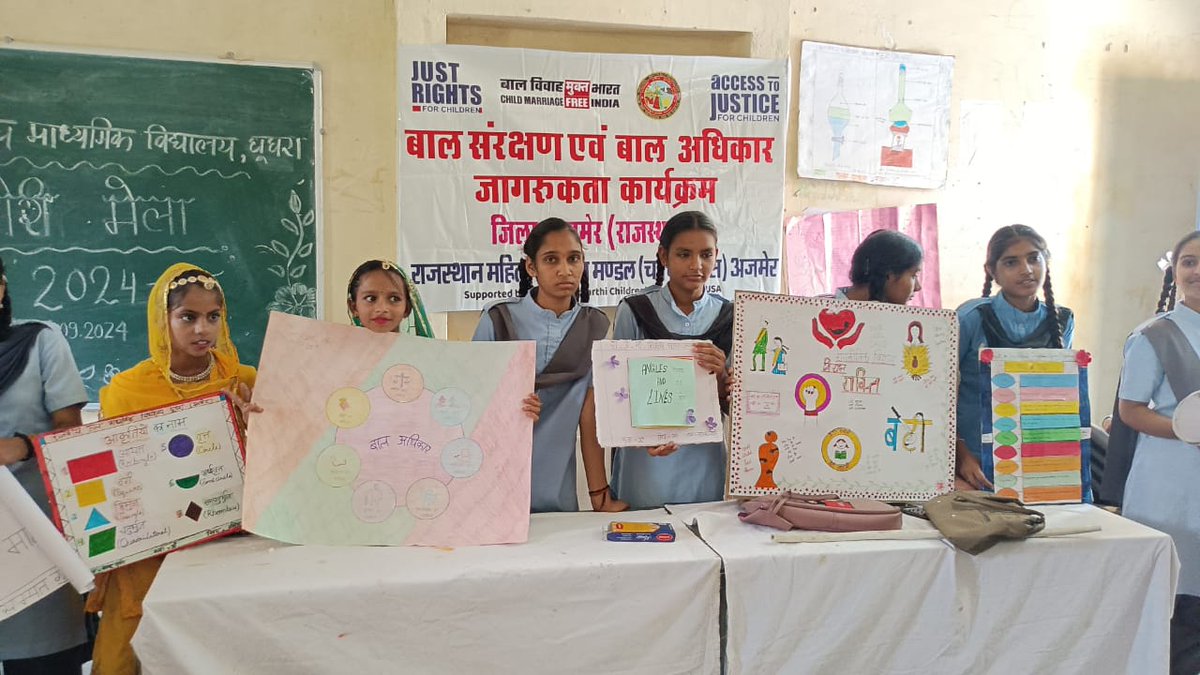 rmkmngo's tweet image. As part of the Access to Justice Phase 3 initiative, an impactful awareness program was held at Government Higher Secondary School, Ghughra by @rmkmngo  team Ajmer on 26/09/2024. The event focused on educating students about child rights and protection. 
#ChildRight