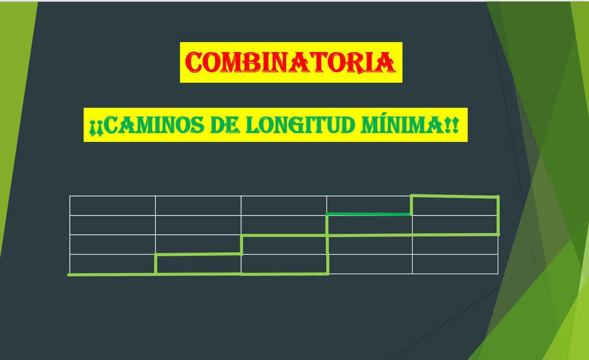 jmgdar4's tweet photo. CAMINOS de longitud mínima. COMBINATORIA https://t.co/gjJiSjNNbQ a través de @YouTube https://t.co/L3TOJCsQy9