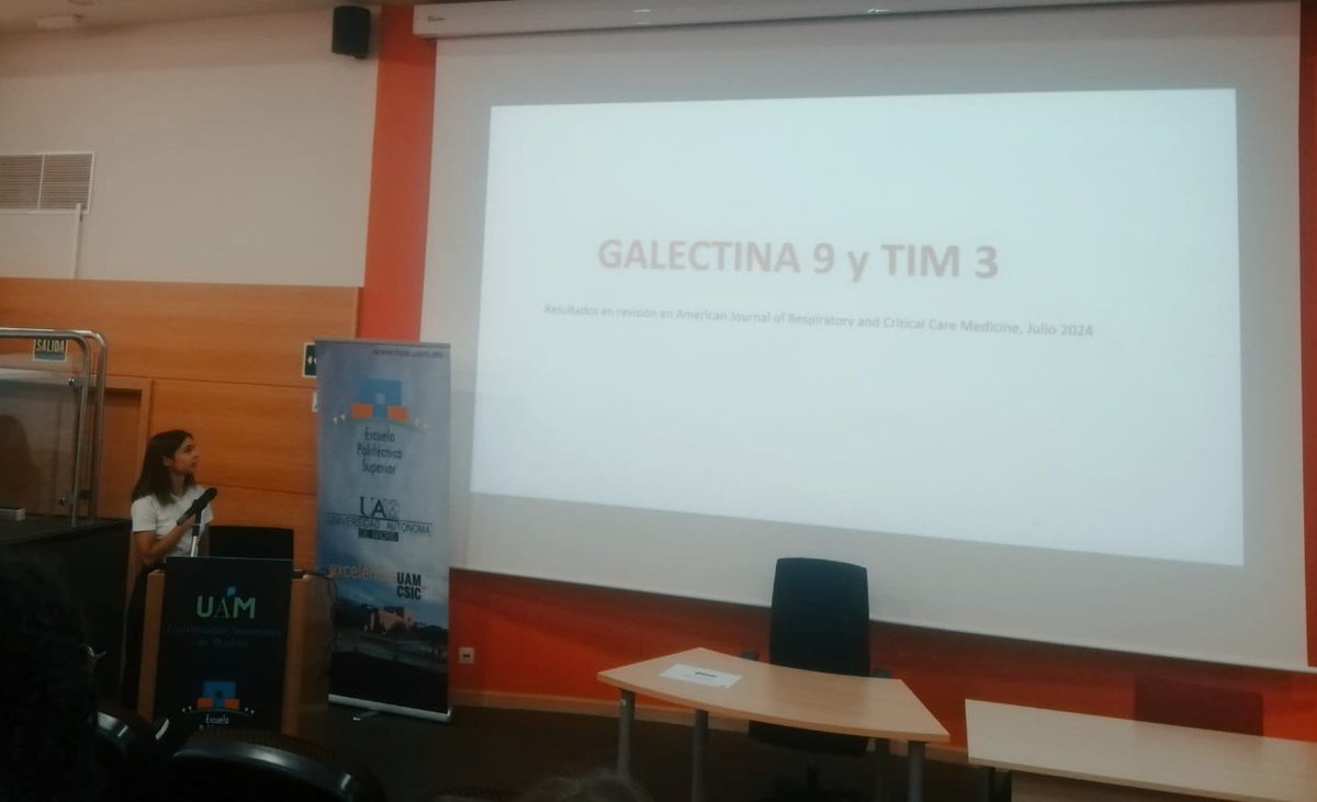 🔵Nuestra compañera Paula ha expuesto los resultados del laboratorio en la I Jornada INSPIRA-CM en la Universidad Autónoma de Madrid 🥳😊

#HospitalLaPaz #IdiPaz #UAM