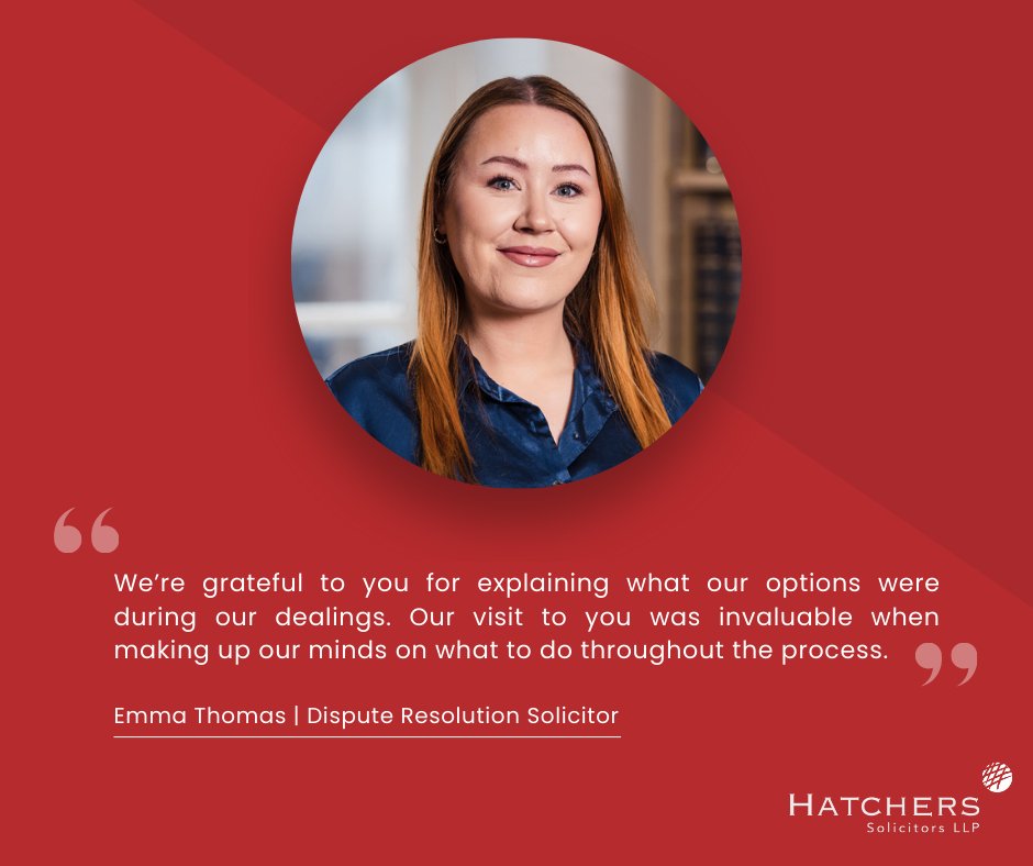 We’re thrilled to share some more excellent feedback for our Dispute Resolution Team. Well done, Emma Thomas 🌟
