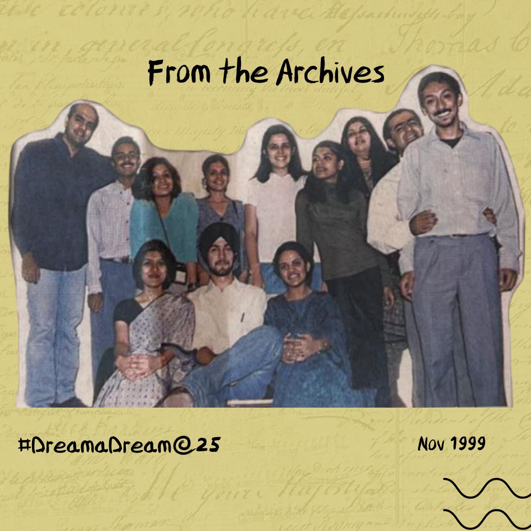 DreamADreamInd's tweet image. In November 1999, Brinda Jacob shared her idea of the ‘Power of One’ to bring about positive change in the community. She inspired 10 others and this motivated group of young people, all in their early 20s, came together to start Dream a Dream.
#TheBeginning #25YearsOfDreamADream