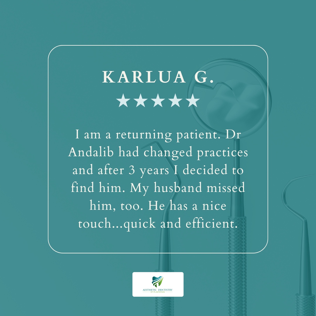 ADPDentistry1's tweet photo. Your kind words made our day! We’re delighted that you had a positive experience at our practice. Our team is dedicated to ensuring every visit is as pleasant as possible. Thank you for choosing us for your dental care! 

#AestheticDentistryofPlantation #dentist #dental#denti... https://t.co/4DfPZxwCFx