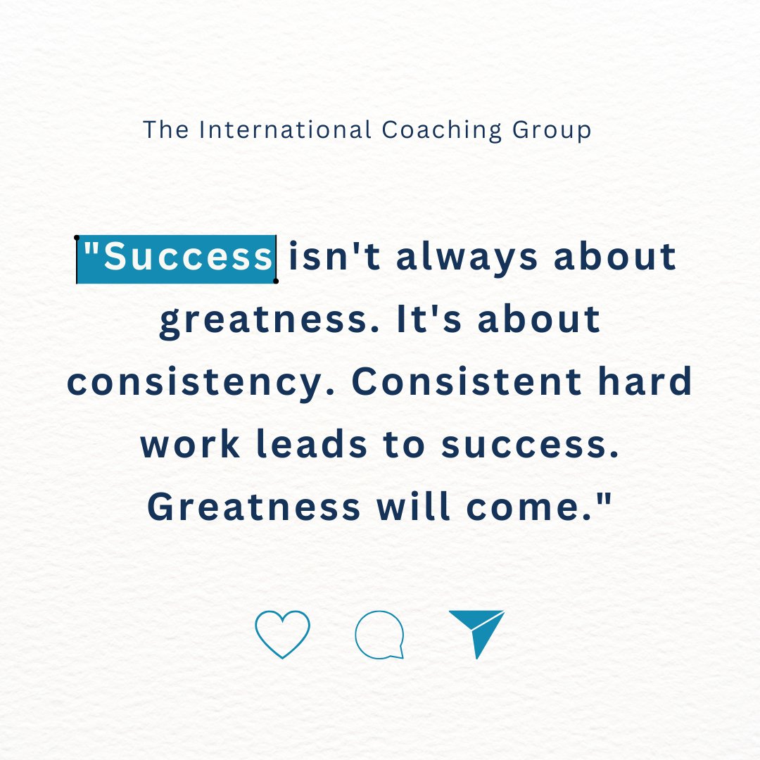 coachmainstream's tweet photo. Success isn't about instant greatness—it's about consistency. 🌟 Through consistent effort and hard work, success naturally follows, and greatness will emerge in time. Let's stay committed to our journey and inspire our clients to do the same.

#SuccessJourney #ConsistencyIsKey https://t.co/KnYvXbxsmt