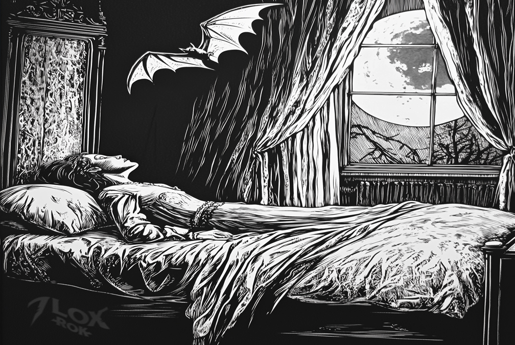 The bat  flitting through my window is no mere creature, it’s a harbinger of the  dark things that haunt the 7LoxRok family. Perhaps it’s here for me.  After all, none of us are ever truly alone in the night. I wonder how  long until it claims me too.
#7LoxRok #7LR #horrorstories