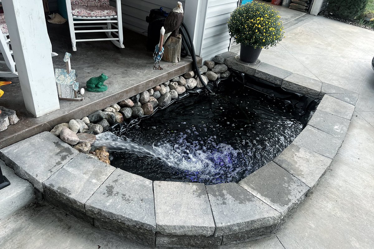 Newson242's tweet image. Replaced #fishpond #liner #2024 #myproject