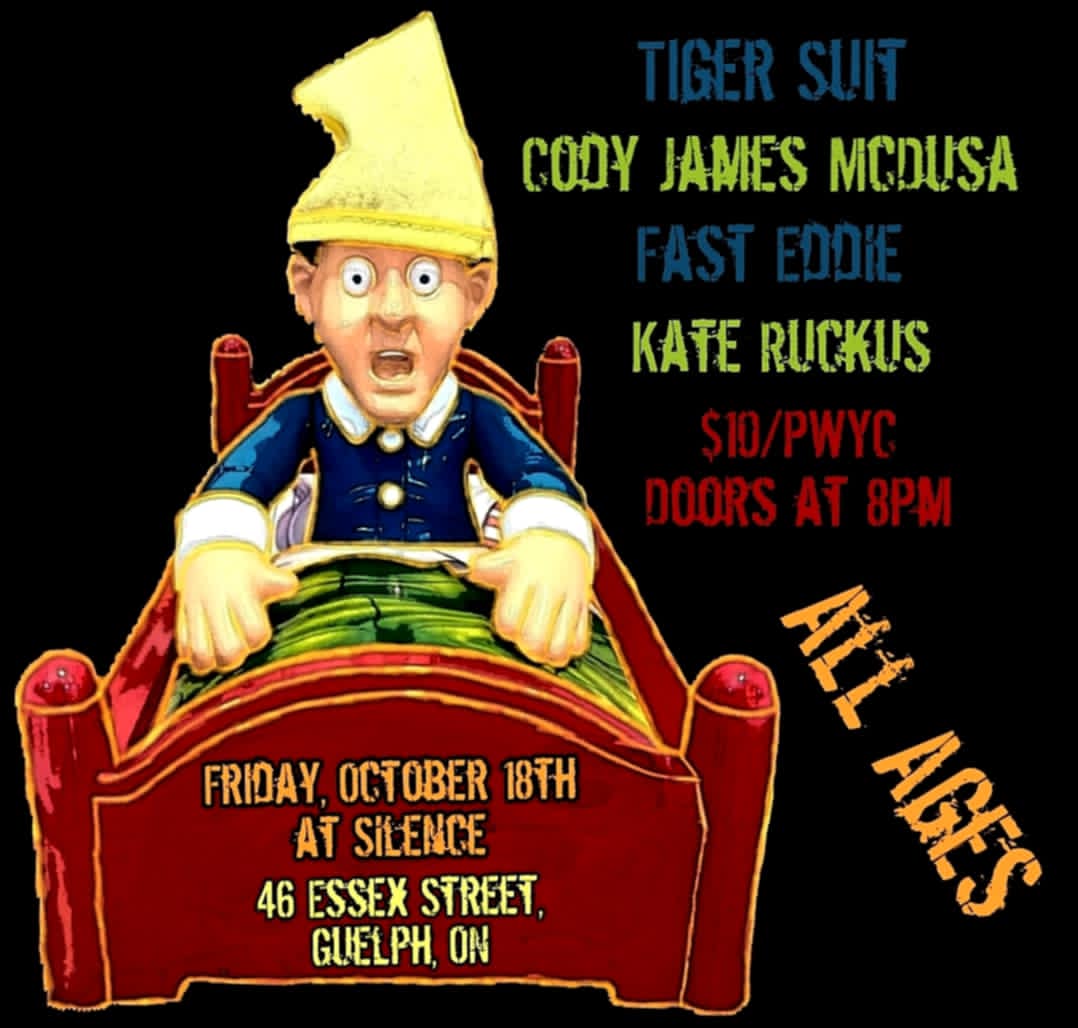 So excited for this upcoming show at Silence in Guelph!
