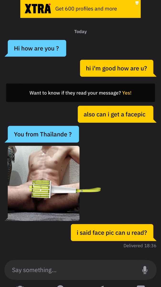 never got the facepic..