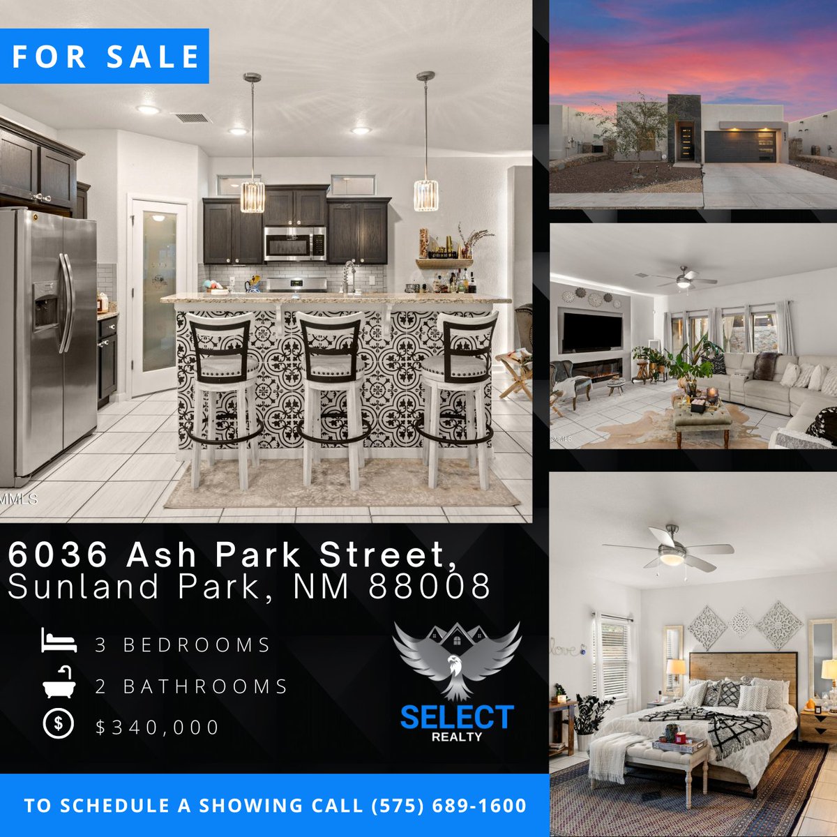 SelectRealtyLC's tweet image. 🏠 Fresh on the Market! 🌞
Looking for style, comfort, AND sustainability? This gem at 6036 Ash Park St has it all! 💎 

Bonus: Owner financing with an FHA assumable loan at an unbelievable 2.75% rate! 
Listed at $340,000—it won’t last long!

List Agent: Raul Tellez Lic# 20622