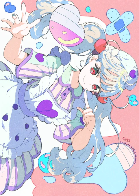 治すのは私にまかせて修正ver.#創作#女の子イラスト 