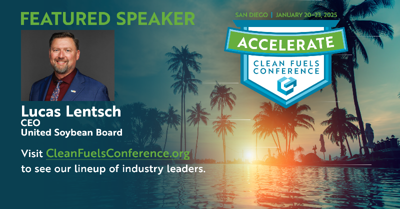 CleanFuelsAA's tweet photo. We’ve secured some of the top leaders in our industry to speak to attendees at the 2025 Clean Fuels Conference in San Diego! Hear the latest from @UnitedSoy, @AirResources, @UnionPacific and @Renderers.
