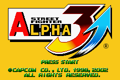 ahl9's tweet photo. Street Fighter Alpha 3 Upper - π―π΅ September 27,Β 2002 πππππ - Crawfish Interactive/Capcom #NintendoGameBoyAdvance #HappyBirthday https://t.co/k4kmjQs5bZ