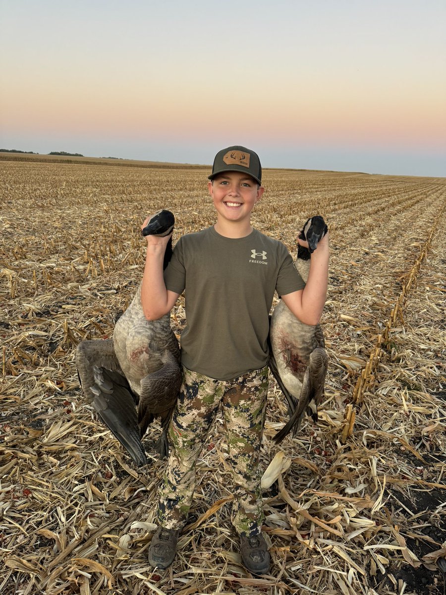 Shout out to <a href="/iowadnr/">Iowa DNR</a> for the new landowner deer license changes for all seasons!  We apprecaite the added opportunities!  On a side note!  Take a kid hunting and enjoy these smiles! <a href="/DucksUnlimited/">Ducks Unlimited</a> <a href="/pheasants4ever/">Pheasants Forever</a> <a href="/IowaPFQF/">Pheasants Forever and Quail Forever in Iowa</a>