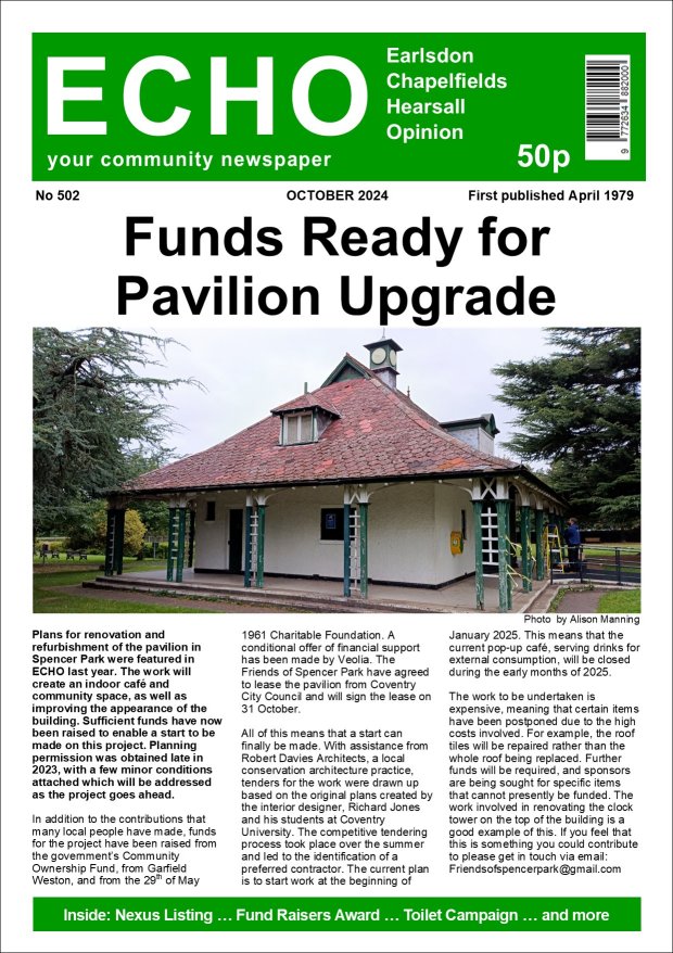 Your October ECHO is now on sale.