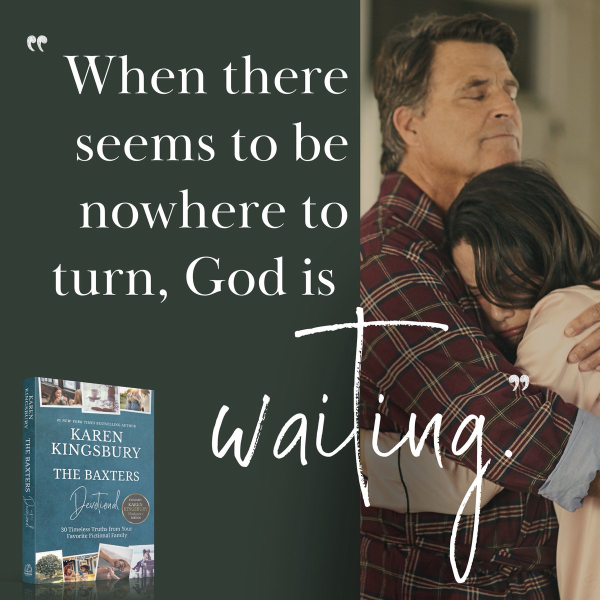 Whatever you’re going through right now, just know that when the battle grows long and you grow weary, when there seems to be nowhere to turn, God is waiting. He goes before you and He wants you to cry out to Him. 🙏

--------

THE BAXTERS DEVOTIONAL. Available November 19.