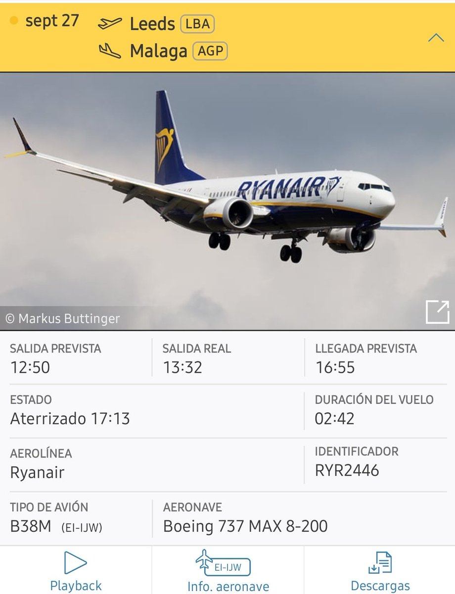 controladores's tweet photo. Otra de #Ryanair🏴‍☠️. 
Esta vez en Málaga. Llega el vuelo de Leeds FR2446 con 20' de retraso, matricula EI-IJW. Ese avión debería llevar de regreso a los pasajeros de Málaga a Leeds en el vuelo FR2447 con muy poco retraso. ¿Qué hace Ryanair? Manda a ese avión a realizar el vuelo Málaga-Dublín en lugar del Málaga-Leeds. Hasta ahí no hay problema. 
Pero resulta que a los pasajeros que quieren ir a Leeds los van a colocar en otro avión, con 2h y media de retraso. Ryanair les dice que su retraso es.... ¡oh sorpresa! por falta de controladores.🤥
¿Qué os parece la jugada?
#Trileros