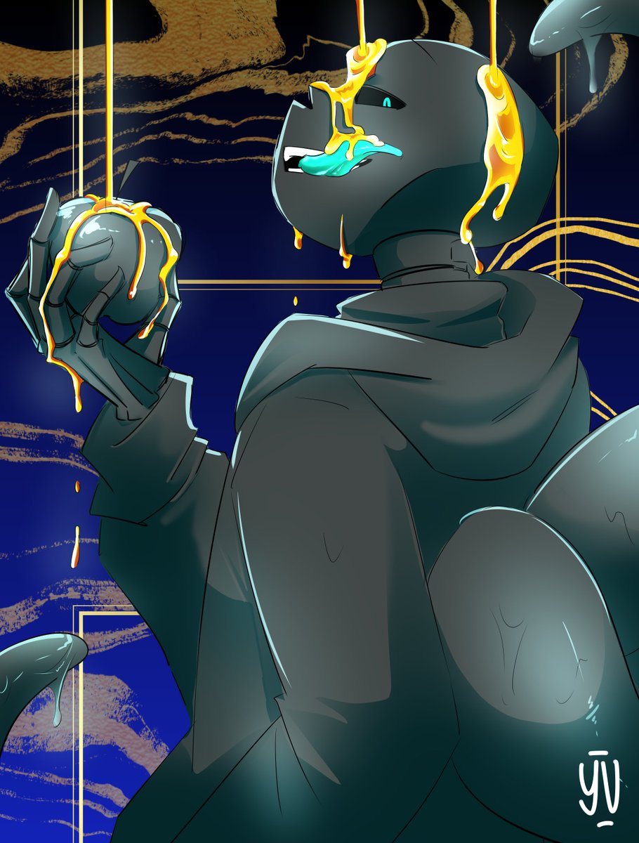 Pov: you have a photographer task, and then you ask him to become your model. looks like he likes to be part of it :>

#NightmareSans #undertaleAU #fanart