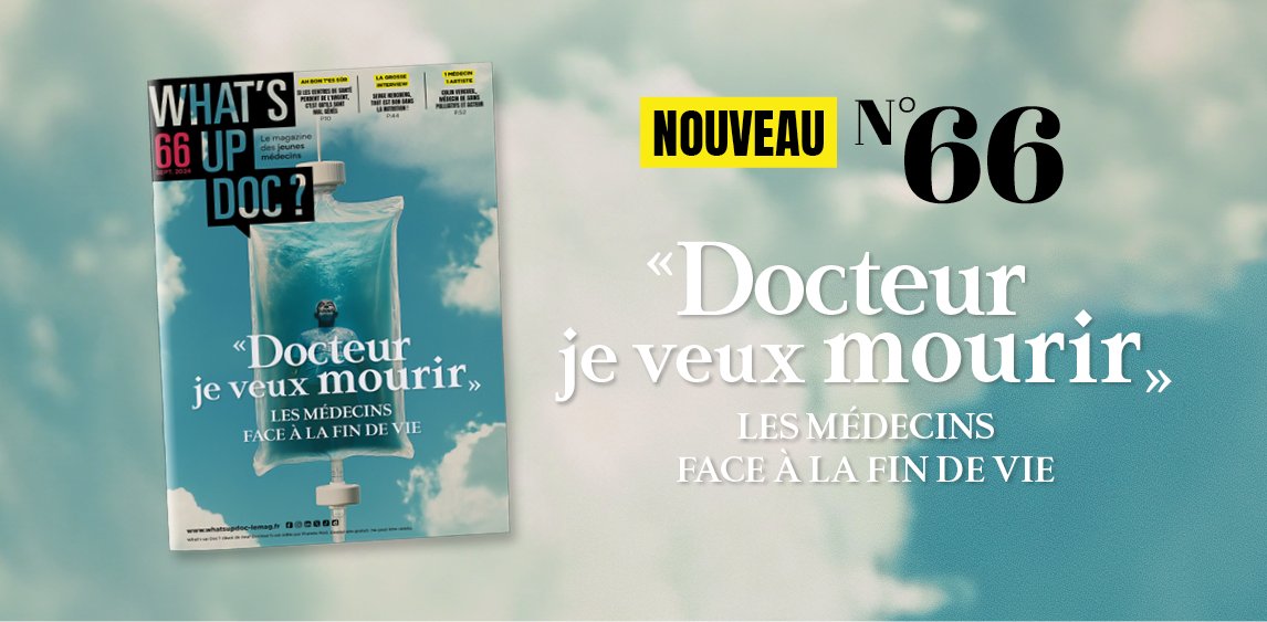 What's up Doc (@whatsupdoc_mag) on Twitter photo C'est le week-end, le moment pour télécharger gratuitement le dernier numéro de What's up Doc, et de réfléchir avec nous, sur un sujet important, le débat sur la fin du vie... et pas seulement... On vous laisse découvrir...
whatsupdoc-lemag.fr/magazine/66 C'est le week-end, le moment pour télécharger gratuitement le dernier numéro de What's up Doc, et de réfléchir avec nous, sur un sujet important, le débat sur la fin du vie... et pas seulement... On vous laisse découvrir...
whatsupdoc-lemag.fr/magazine/66