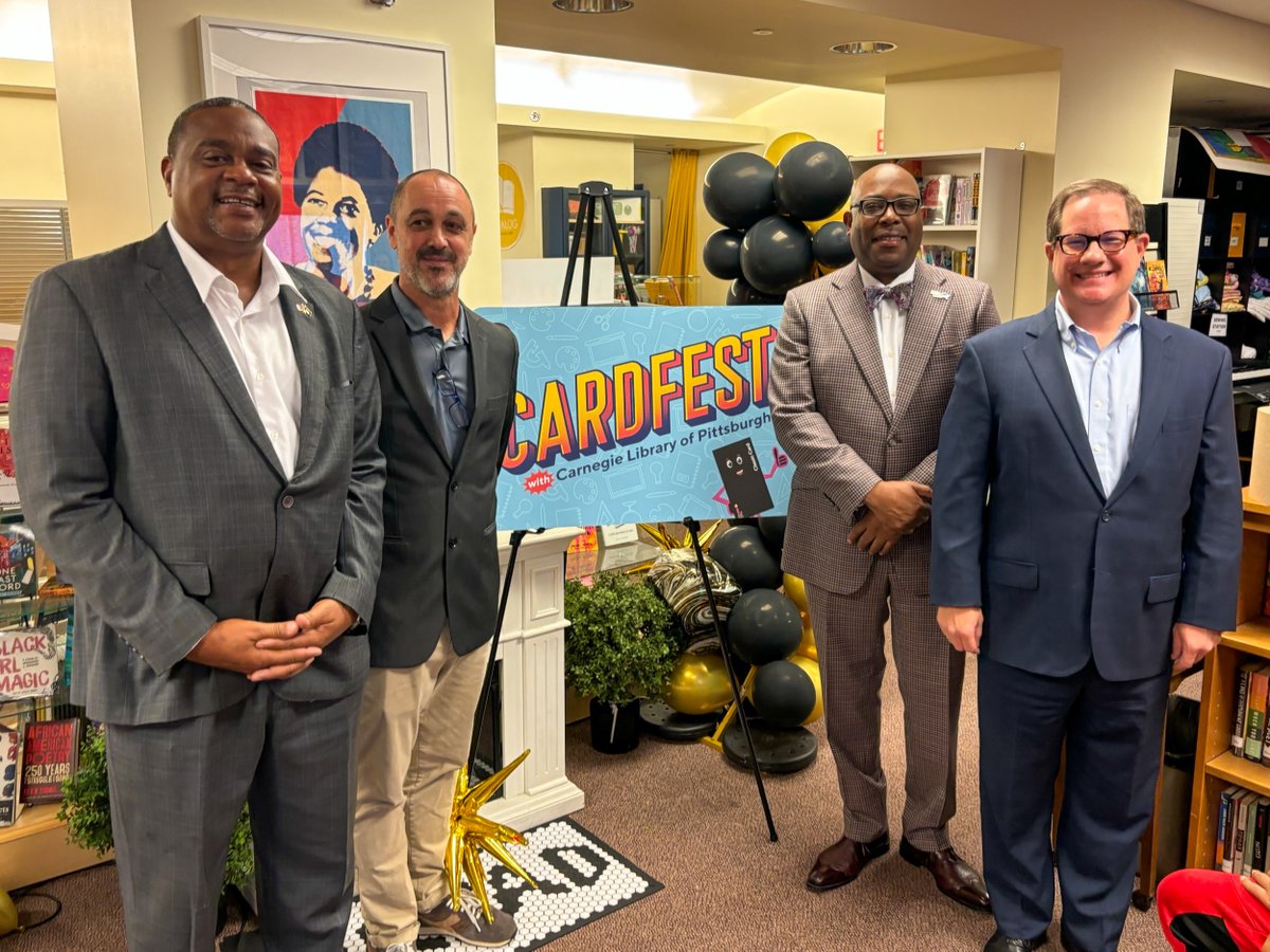 EGaineyOfficial's tweet photo. Yesterday, we kicked off #CardFest with @PPSnews & @carnegielibrary!
This initiative ensures every child in Pittsburgh has a library card — another important investment in our youth that opens doors to endless learning opportunities.
https://t.co/H0qp5Y6dua https://t.co/il47AapZh8
