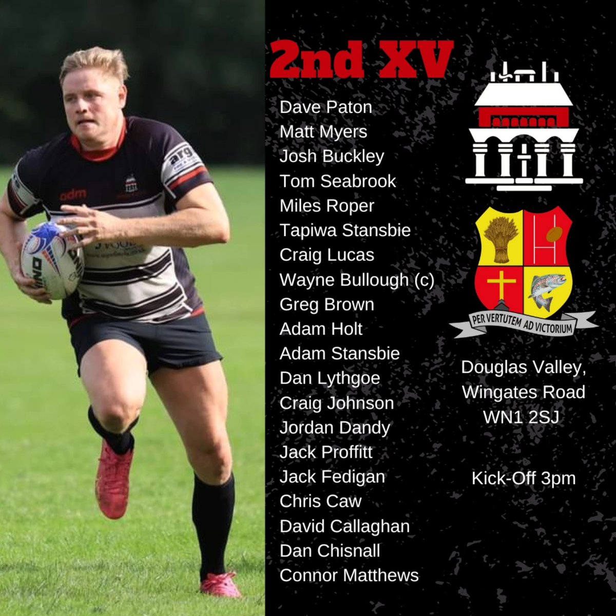 Both teams are in action tomorrow,

1st team travel to Liverpool Collegiate RUFC 

2nd team host Tarleton Rugby 

Come along, support the lads. Both games kick-off at 3pm

#upthepigs #pigspigspigs #wiganjuniors #wiganrufc