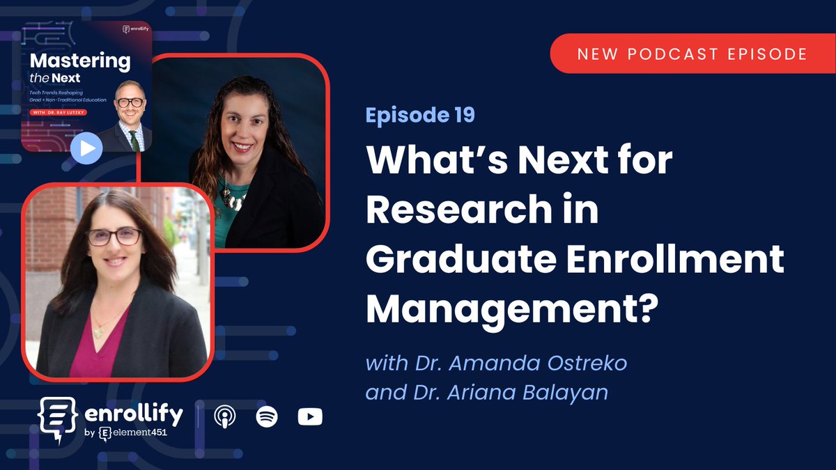 NAGAP (@nagaporg) on Twitter photo 🎙️ New Podcast Episode Alert! 🎧
Curious about the future of research in #GEM? 📚 Tune in to Episode 19 of Mastering the Next, a podcast on the <a href="/TeamEnrollify/">Enrollify</a> network hosted by Ray Lutzky, PhD.
🔗 Listen now: enrollify.org/episodes/episo…
👥: <a href="/KUGradStudies/">KUGradStudies</a> and <a href="/TuftsMedSchool/">Tufts School of Medicine</a> 🎙️ New Podcast Episode Alert! 🎧
Curious about the future of research in #GEM? 📚 Tune in to Episode 19 of Mastering the Next, a podcast on the <a href="/TeamEnrollify/">Enrollify</a> network hosted by Ray Lutzky, PhD.
🔗 Listen now: enrollify.org/episodes/episo…
👥: <a href="/KUGradStudies/">KUGradStudies</a> and <a href="/TuftsMedSchool/">Tufts School of Medicine</a>