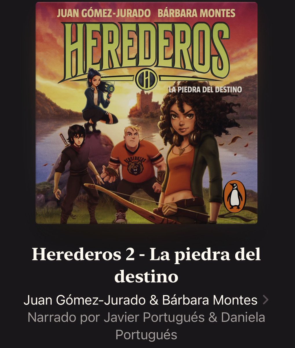 Portu_tv's tweet photo. Ha salido la 2a entrega de la saga #Herederos del universo #AmandaBlack. "La Piedra del Destino" de @babsimon y @JuanGomezJurado 
Y he narrado a medias con la maravillosa Daniela Portugués. 🙄😍 Dirigido por @SoldelaBarreda para @penguinaudio https://t.co/a9iDy6pUNr