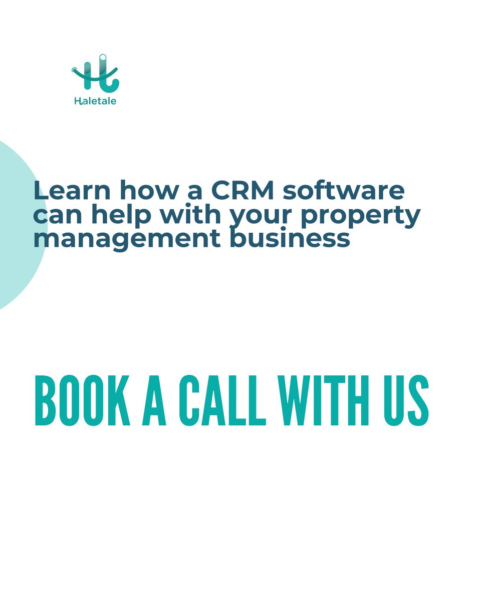 Haletale_Inc's tweet photo. Read to learn about the key features of a CRM software and how can it help grow your property management business. https://t.co/U5kt1FMTXx