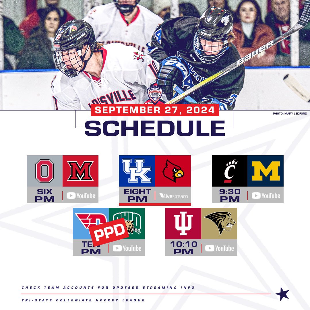 𝐆𝐎𝐕𝐄𝐑𝐍𝐎𝐑’𝐒 𝐂𝐔𝐏 (Part I)

It’s that time of the year.. the hatred continues as our featured showdown drops the puck in the Bluegrass State!

📝: OU/UD game has been PPD due to ice conditions in Athens
📸: Mary Ledford

#TheT | #TSCHL | #ACHA