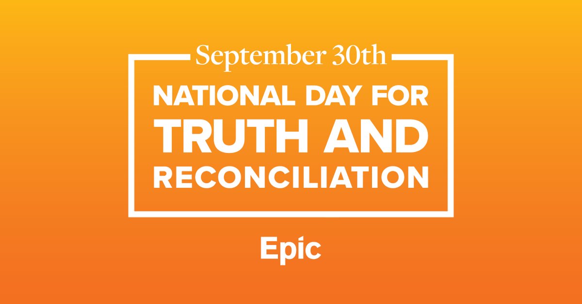 In recognition of National Day of Truth &amp; Reconciliation, we honour the histories and ongoing impacts experienced by Indigenous Peoples in Canada. 

Check out these resources:
National  Centre - nctr.ca/education/
Orange Shirt Day - bit.ly/3ZzzQHH