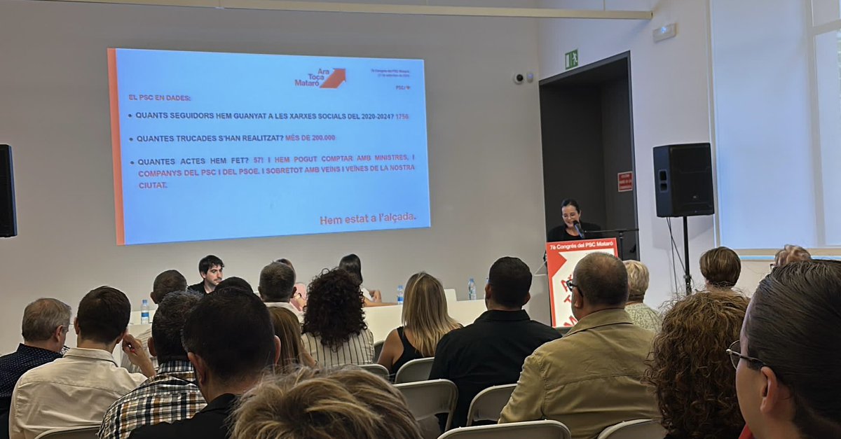 «En aquests quatre últims anys hem tingut 5 eleccions —les hem guanyat totes—, hem fet 37 assemblees, hem instal·lat més de 100 carpes, més de 50 actes públics i molta feina feta» destaca <a href="/NuriaPadilla/">Nuria Padilla</a>.

L’informe és aprovat per unanimitat.