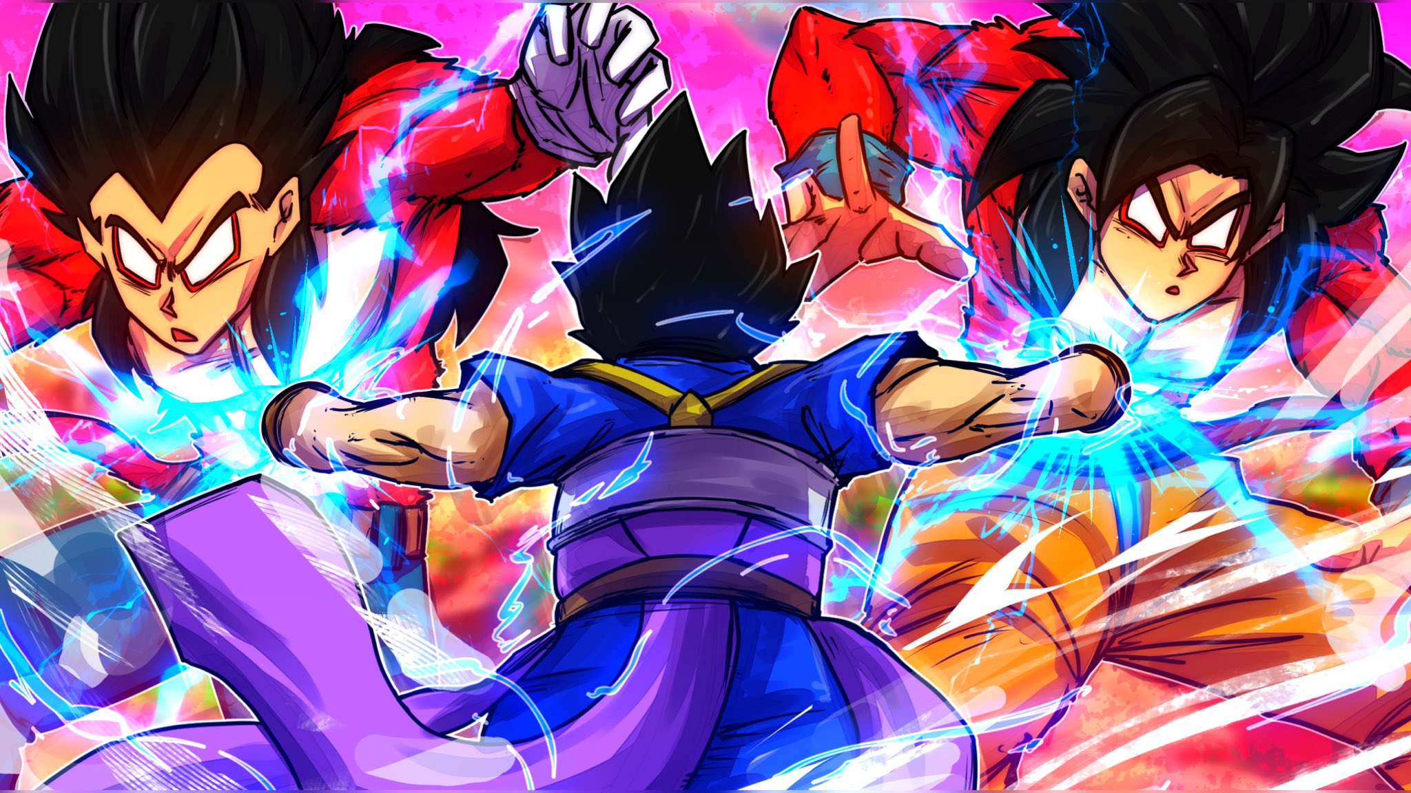 Tylearned on X: “Cabba VS SSJ4 Gogeta Isn’t Fair~ https://t.co 