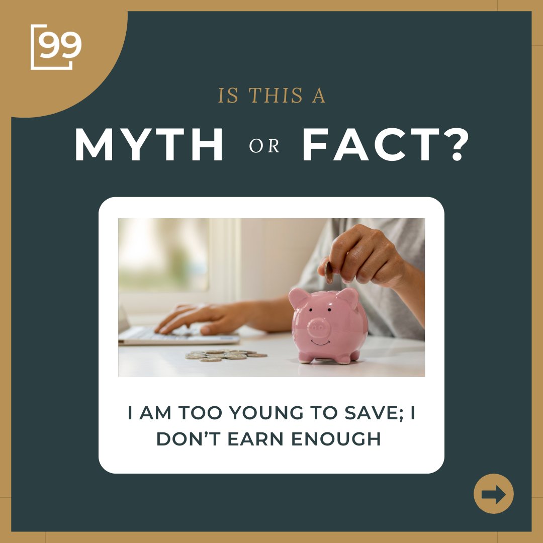 Foundation_F99's tweet image. Future You is thanking you!  Start saving today, no matter how much you can stash away.
-
-
-
#BuildingEconomicSecurity #CompoundInterest #InvestInYourself #Saving #YoungAdults