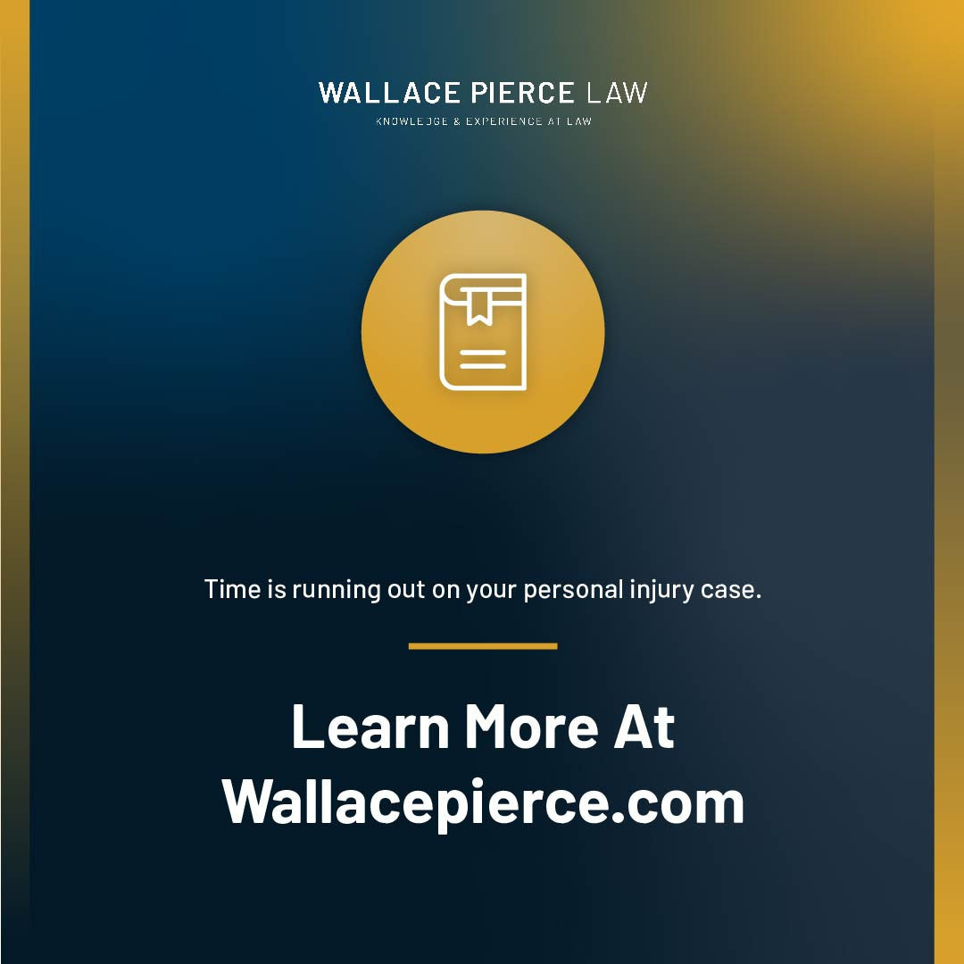 wplnc's tweet photo. Personal injury claims have deadlines! Don’t wait—contact Wallace Pierce Law to find out how long you have to file and seek compensation. ⏳ 

#InjuryLaw #LegalSupport #WallacePierceLaw https://t.co/jXbO1J7Pwb