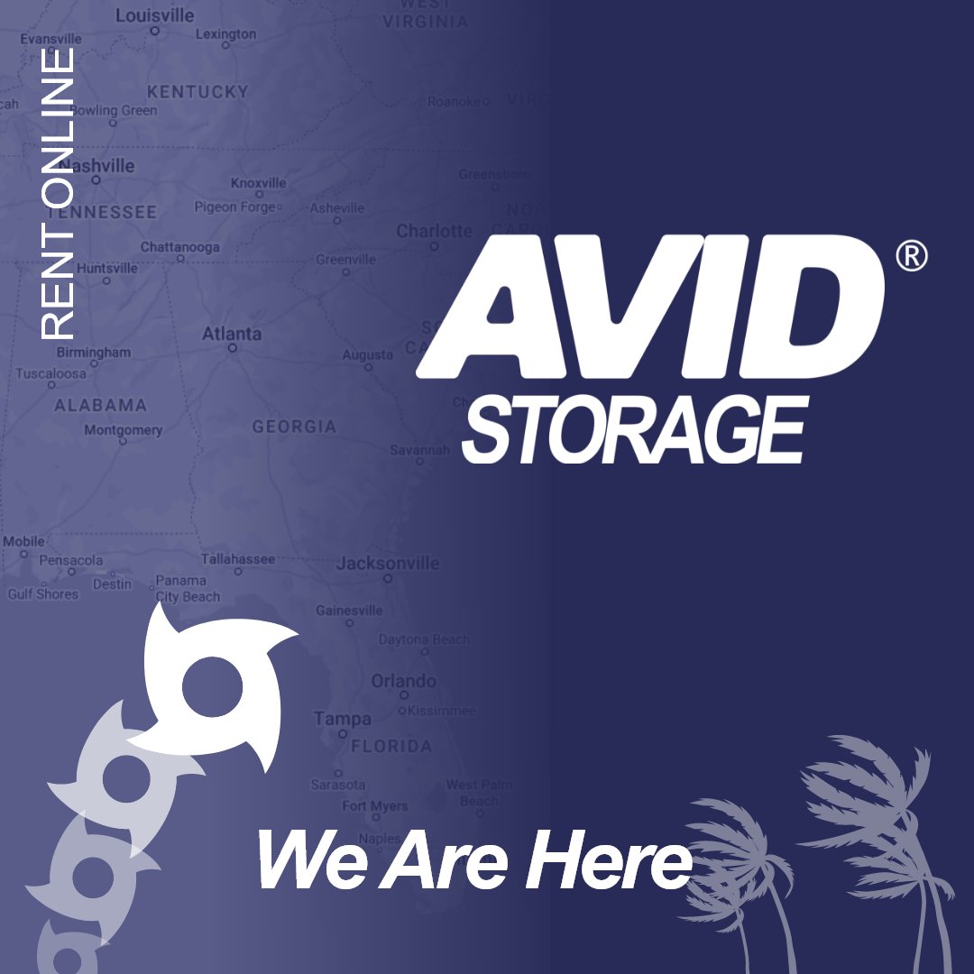 WE ARE OPEN!
After the storm, we're here to help. We've got you covered if you're dealing with hurricane damage and need a safe place to store your belongings during recovery. 

Stay safe. Together, we’ll get through this. #HurricaneRecovery #StorageSolutions #CommunitySupport"