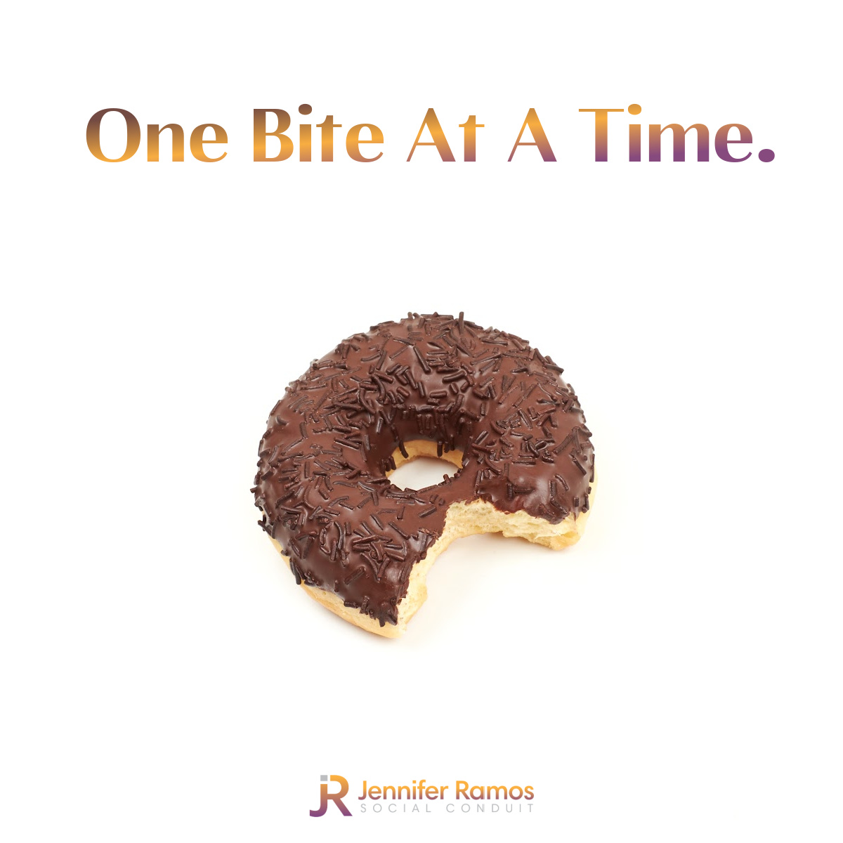 jenifary's tweet photo. People can only eat one bite at a time. 🍩 Feed your audience nibbles and make them hungry for more! 🎆 #JRSocial #SMM #SocialMarketing https://t.co/mX2YtAndKr