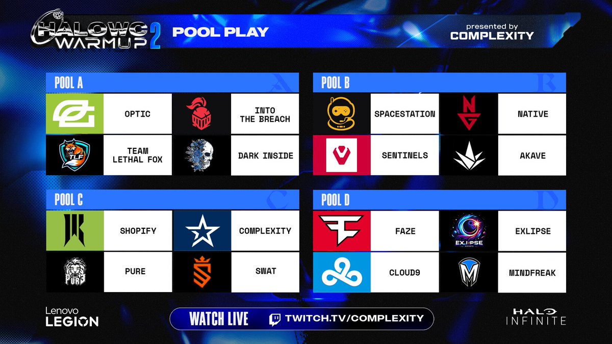 Complexity (@complexity) on Twitter photo 👀 Tomorrow the best <a href="/HCS/">Halo Esports</a> teams in the world compete for $5,000!
📺tv/Complexity
📺tv/LVTHalo
🔔 <a href="/ComplexityHalo/">ComplexityHalo</a> 👀 Tomorrow the best <a href="/HCS/">Halo Esports</a> teams in the world compete for $5,000!
📺tv/Complexity
📺tv/LVTHalo
🔔 <a href="/ComplexityHalo/">ComplexityHalo</a>