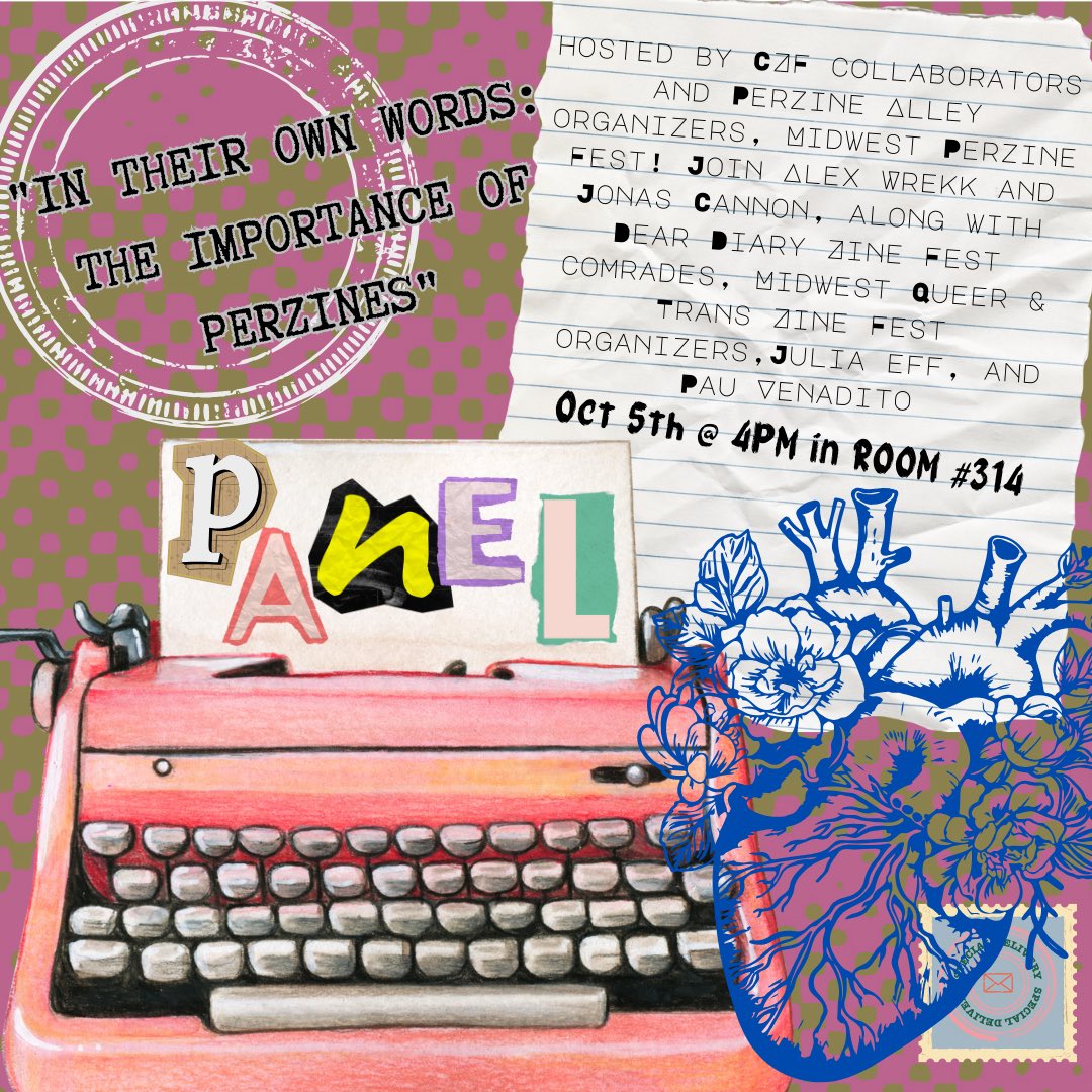 CHICAGO mark your calendars! 

We’ll be at @chicagozinefest / <a href="/midwestperzine2/">midwestperzinefest</a> on OCTOBER 5th slinging zines all day at <a href="/ColumbiaChi/">Columbia College Chicago</a> 💥Come through!💥

#zines #mwpzf2024 #czf2024