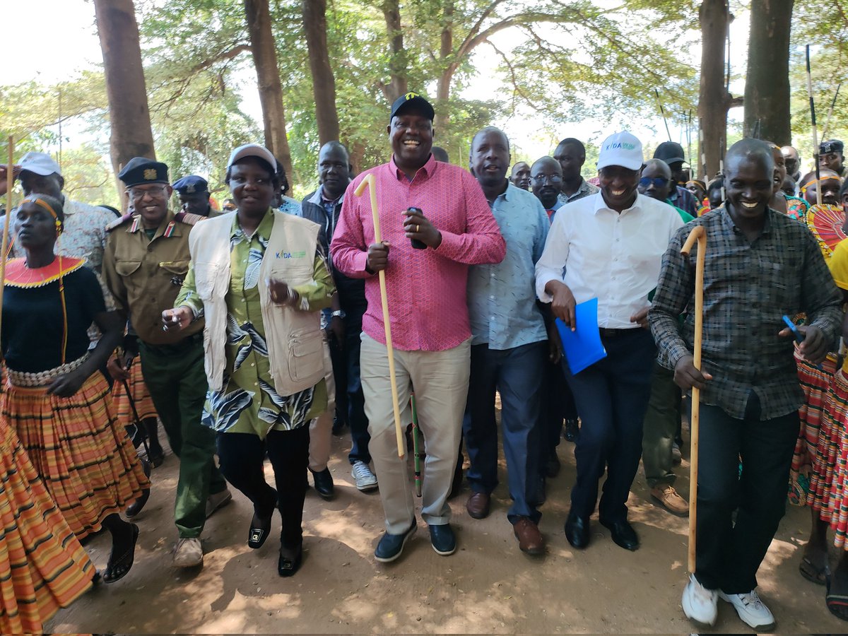 Kerio Valley Development Authority (@kvda_ke) on Twitter photo Food security & livehood of 3000 families boosted in Lomut as CS <a href="/BeatriceAskul/">Beatrice Askul</a>, joined by <a href="/hon_Lochax/">Hon. Peter Lochakapong' CBS.</a>, KVDA Chairman <a href="/chesergon/">Mark Kosgei Chesergon</a> & MD <a href="/SammyNaporos/">Sammy Naporos</a> launched 4km Lomut Pipeline Extension for irrigation. The beneficiaries will enjoy an annual turnover of Ksh 200m from agriculture. Food security & livehood of 3000 families boosted in Lomut as CS <a href="/BeatriceAskul/">Beatrice Askul</a>, joined by <a href="/hon_Lochax/">Hon. Peter Lochakapong' CBS.</a>, KVDA Chairman <a href="/chesergon/">Mark Kosgei Chesergon</a> & MD <a href="/SammyNaporos/">Sammy Naporos</a> launched 4km Lomut Pipeline Extension for irrigation. The beneficiaries will enjoy an annual turnover of Ksh 200m from agriculture.