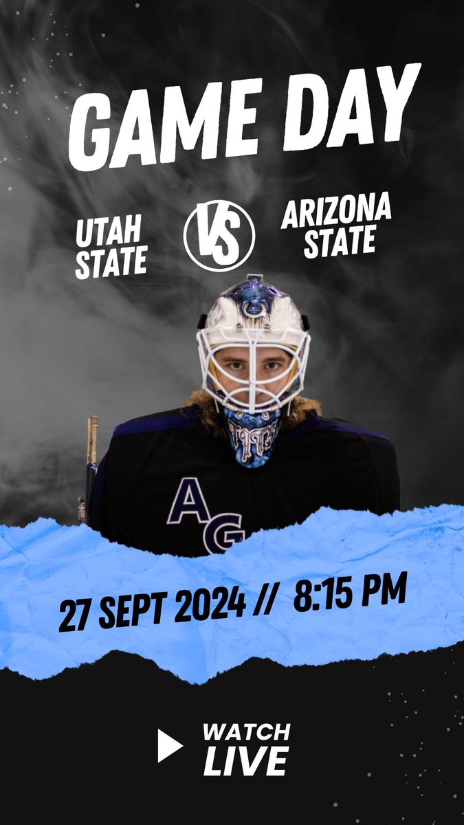 THE AGGIES TAKE ON ASU TONIGHT AT 8:15! 

Live stream: youtube.com/@asuachahockey…

#goaggies #ustate #acha