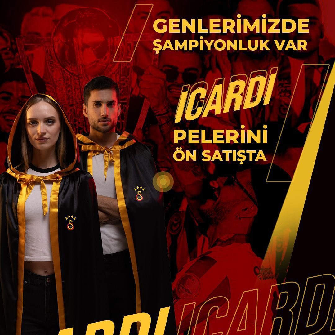 esh_spor's tweet image. Galatasaray, Mauro Icardi pelerinini satışa çıkardı.

#mauroicardi #Galatasaray #pelerin #satış #eshspor