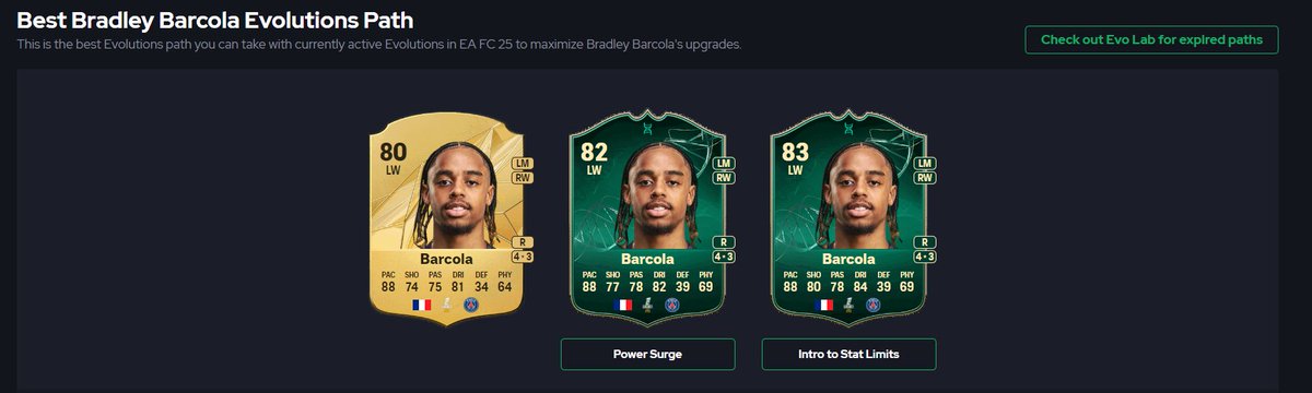 FutSheriff's tweet photo. 🚨Barcola EVO Upgrade PATH!
#FC25 https://t.co/Dkh07ZbwSz
