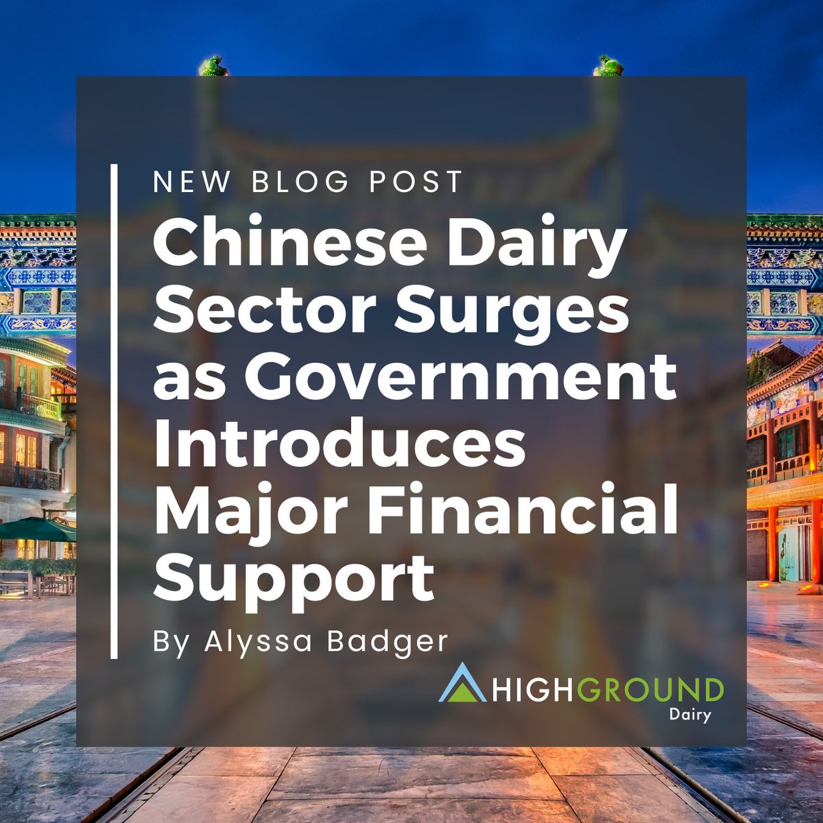HighGroundDairy's tweet image. Check out a new blog post from HighGround Dairy's Alyssa Badger: Chinese Dairy Sector Surges as Government Introduces Major Financial Support 🇨🇳

🔗 Read now: hubs.ly/Q02RnV420

#Dairy #DairyIndustry #China #ChinaDairy