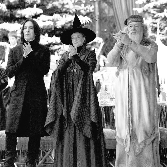Goodbye Professor McGonagall 
Say hello to Severus Snape and Professor Dumbledore🖤✨️