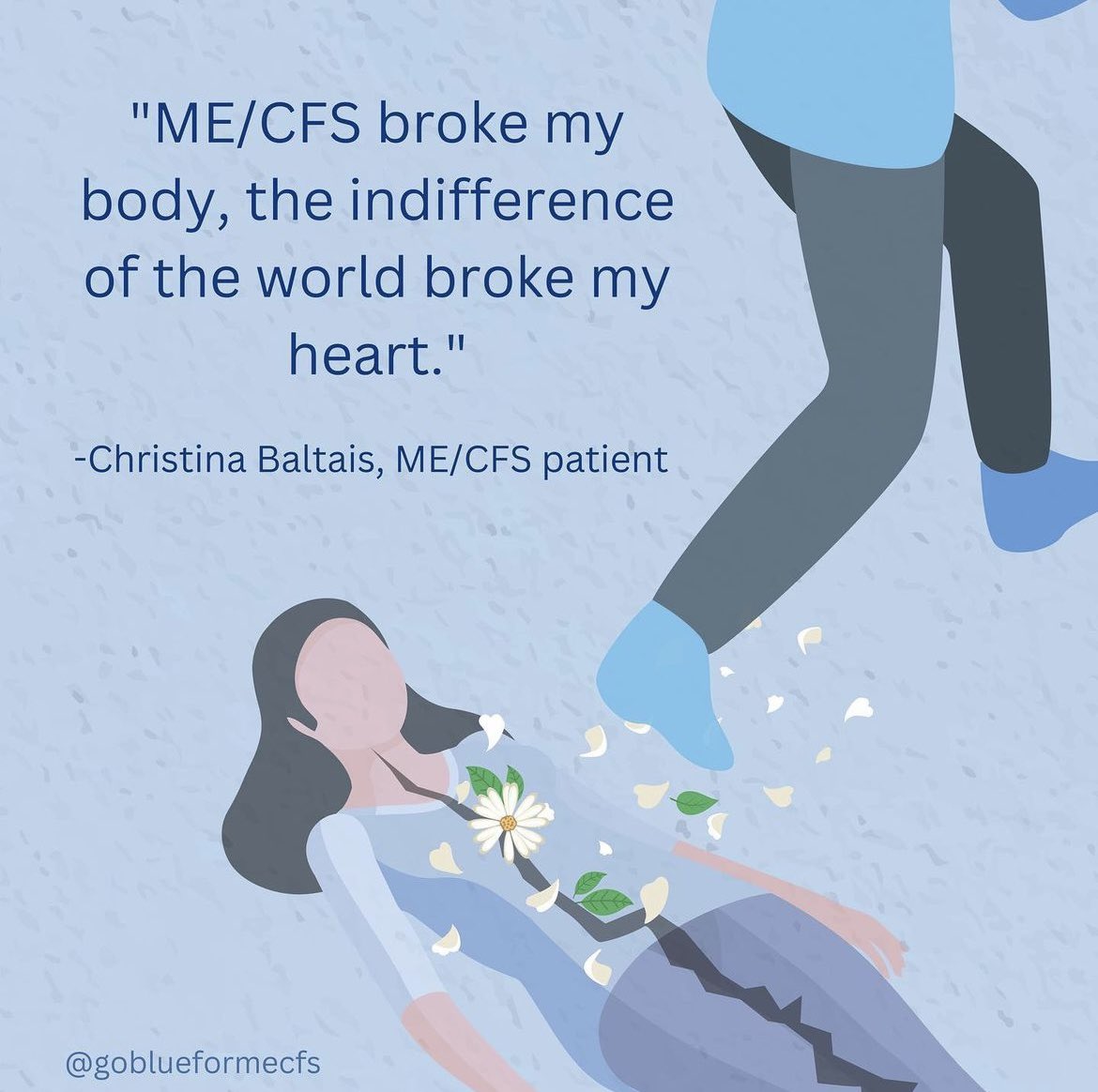 PhoebsBo's tweet photo. This feels especially fitting today.

#PwME #MyalgicEncephalomyelitis #ChronicIllness #Disability #NHS https://t.co/weBTzIAGC5