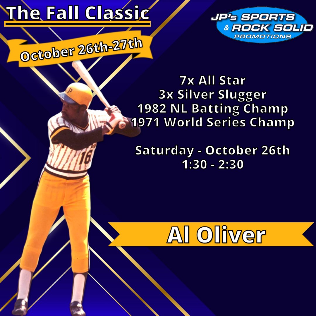 JPRS_NYSHOWS's tweet photo. New Additions for The Fall Classic
Al Oliver
Amos Otis
Scott Norwood
Tickets are available and we’ve got more announcements coming SOON!
Visit https://t.co/or5J30BW4r to purchase! #linkinbio
#JPRSNYSHOWS #JPRS #NYShows #Sportscards #Collectibles #Memorabilia #Autographs https://t.co/sm9MNnWYWd